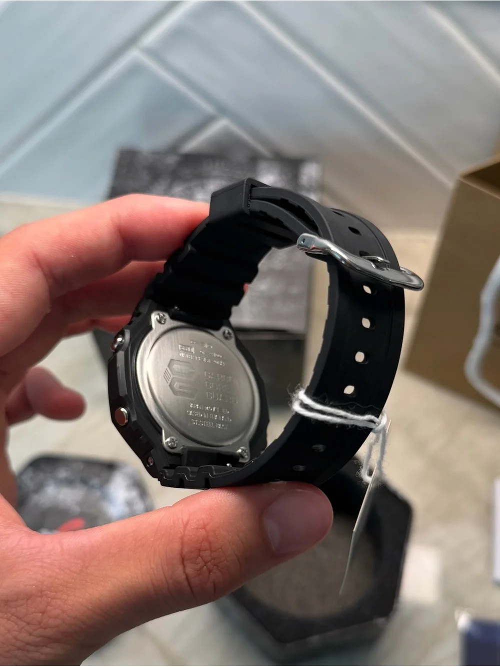 Casio G-Shock Men's Black and Silver Analog-Digital Watch